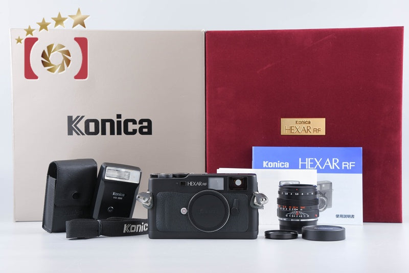 【開封未使用品】Konica コニカ HEXAR RF + M-HEXANON 50mm f/2 キット