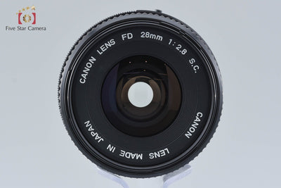 [Used] Canon FD 28mm f/2.8 S.C.