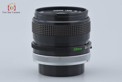 [Used] Canon FD 28mm f/2.8 S.C.