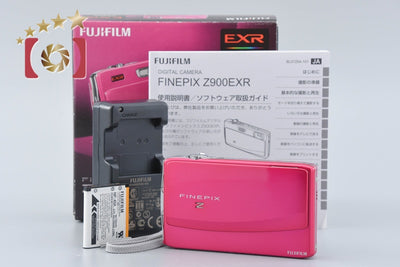 [Used] FUJIFILM FinePix Z900 EXR Pink Compact Digital Camera with Original Box