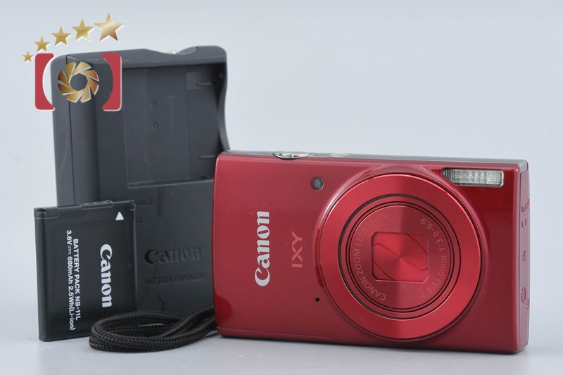 [Used] Canon IXY 190 Red Compact Digital Camera
