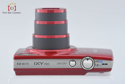 [Used] Canon IXY 190 Red Compact Digital Camera