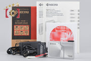 [Used] Kyocera Finecam SL400R Silver Compact Digital Camera with Original Box