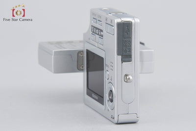 [Used] Kyocera Finecam SL400R Silver Compact Digital Camera with Original Box