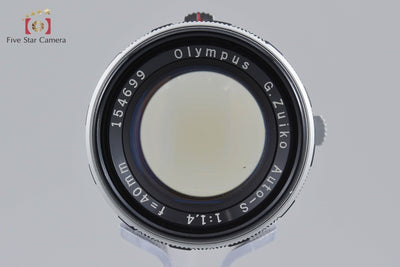 [Used] OLYMPUS Olympus G.ZUIKO AUTO-S 40mm f/1.4 PEN F Mount