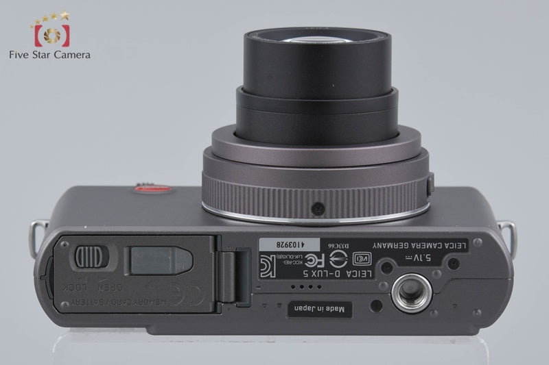 【中古】Leica ライカ D-LUX 5 チタン コンパクトデジタルカメラ 中古】Leica ライカ D-LUX 5 チタン コンパクトデジタルカメラ – Five