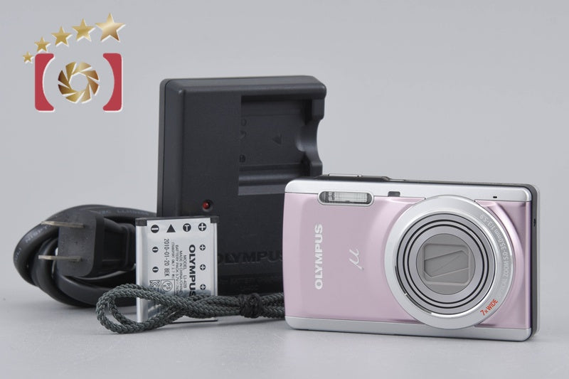 【中古】OLYMPUS オリンパス μ-7040 ピンク コンパクトデジタルカメラ