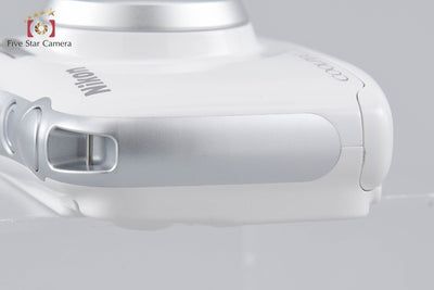 [Used] Nikon Coolpix S33 White Compact Digital Camera