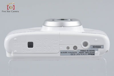 [Used] Nikon Coolpix S33 White Compact Digital Camera