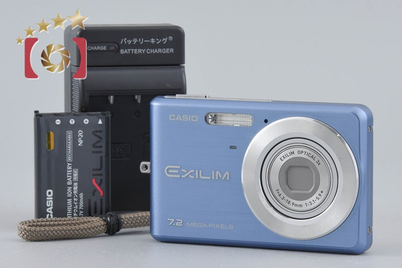 [Used] Casio EXILIM EX-Z77 Blue Compact Digital Camera