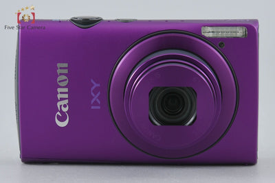 [Used] Canon IXY 600F Purple Compact Digital Camera with Original Box