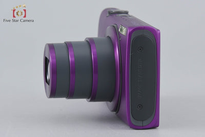 [Used] Canon IXY 600F Purple Compact Digital Camera with Original Box