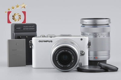 [Used] OLYMPUS Olympus PEN Lite E-PL3 Double Zoom Lens Kit White