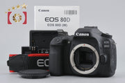 [Used] Canon EOS 80D Digital SLR Camera