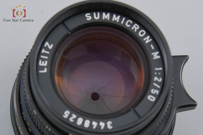 [Used] Leica Summicron-M 50mm f/2 E39 3rd Generation Black