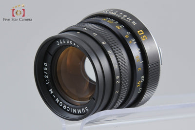 [Used] Leica Summicron-M 50mm f/2 E39 3rd Generation Black