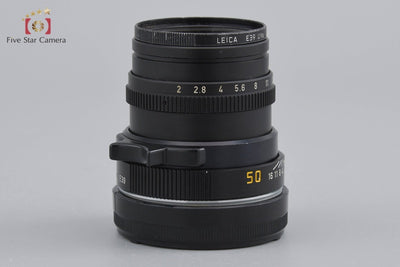[Used] Leica Summicron-M 50mm f/2 E39 3rd Generation Black