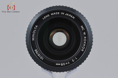 [Used] MINOLTA MC W.ROKKOR 28mm f/2