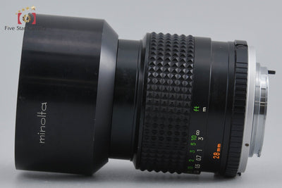 [Used] MINOLTA MC W.ROKKOR 28mm f/2