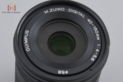 [Used] OLYMPUS M.ZUIKO DIGITAL ED 40-150mm f/4-5.6 R Black
