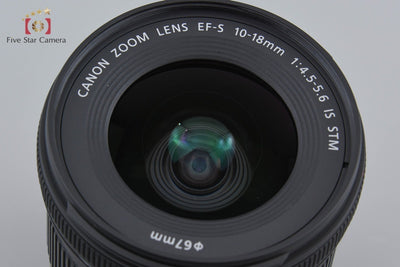 [Used] Canon EF-S 10-18mm f/4.5-5.6 IS STM