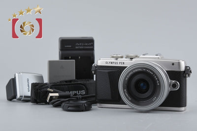 [Used] OLYMPUS Olympus PEN Lite E-PL7 14-42mm EZ Lens Kit Silver - Low Shutter Count