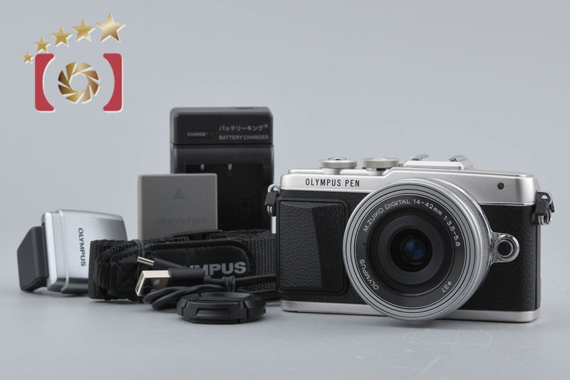 [Used] OLYMPUS Olympus PEN Lite E-PL7 14-42mm EZ Lens Kit Silver - Low Shutter Count