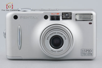 [Used] PENTAX Pentax ESPIO 120SWII Silver Compact Film Camera