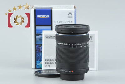 [Used] OLYMPUS Olympus M.ZUIKO DIGITAL ED 40-150mm f/4-5.6 R Black with original box