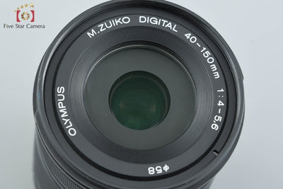 [Used] OLYMPUS Olympus M.ZUIKO DIGITAL ED 40-150mm f/4-5.6 R Black with original box