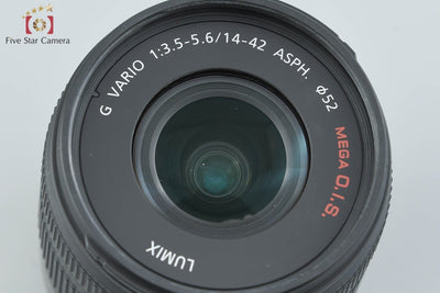 【中古】Panasonic パナソニック LUMIX G VARIO 14-42mm f/3.5-5.6 ASPH. MEGA O.I.S. H-FS014042