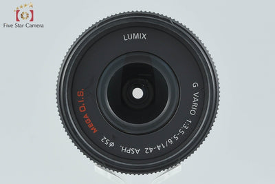 【中古】Panasonic パナソニック LUMIX G VARIO 14-42mm f/3.5-5.6 ASPH. MEGA O.I.S. H-FS014042