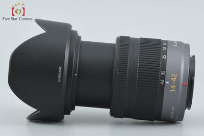 【中古】Panasonic パナソニック LUMIX G VARIO 14-42mm f/3.5-5.6 ASPH. MEGA O.I.S. H-FS014042