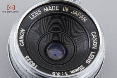 【中古】Canon キヤノン 25mm f/3.5 L39 ライカスクリューマウント