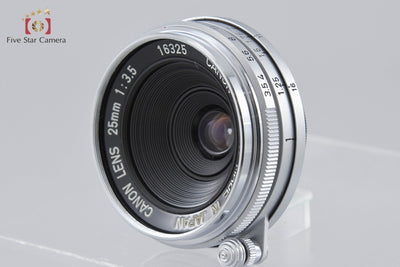 【中古】Canon キヤノン 25mm f/3.5 L39 ライカスクリューマウント