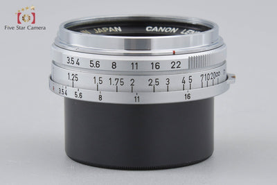 【中古】Canon キヤノン 25mm f/3.5 L39 ライカスクリューマウント