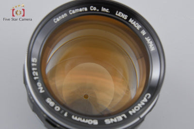 【中古】Canon キヤノン 50mm f/0.95 2025.12月 オーバーホール済み