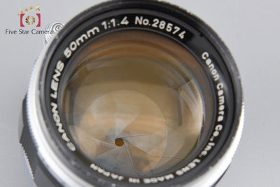 [Used] Canon 50mm f/1.4 L39 Leica Screw Mount