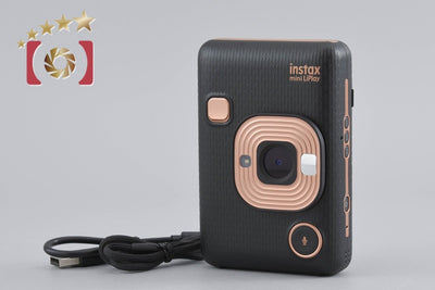 【中古】FUJIFILM 富士フイルム instax mini LiPlay エレガントブラック