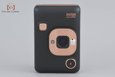 【中古】FUJIFILM 富士フイルム instax mini LiPlay エレガントブラック