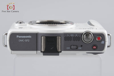 [Used] Panasonic LUMIX DMC-GF2 White Mirrorless Interchangeable Lens Camera - Low Shutter Count