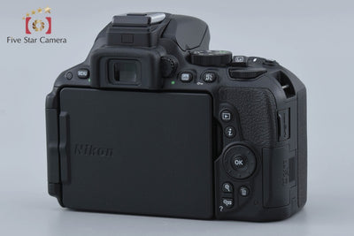 [Used] Nikon D5500 Black Double Zoom Kit - Low Shutter Count, With Original Box