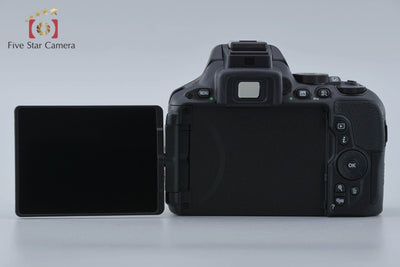 [Used] Nikon D5500 Black Double Zoom Kit - Low Shutter Count, With Original Box