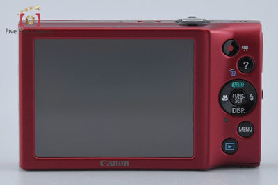 [Used] Canon PowerShot A3400 IS Red Compact Digital Camera with Original Box