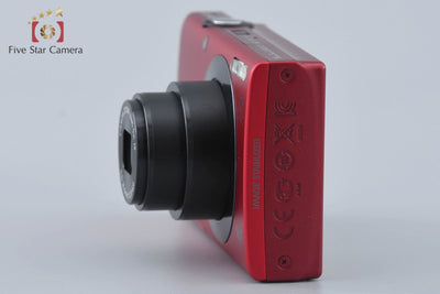 [Used] Canon PowerShot A3400 IS Red Compact Digital Camera with Original Box
