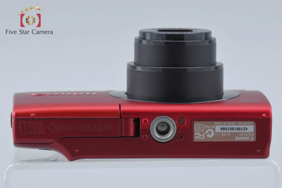 [Used] Canon PowerShot A3400 IS Red Compact Digital Camera with Original Box