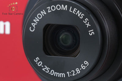 [Used] Canon PowerShot A3400 IS Red Compact Digital Camera with Original Box