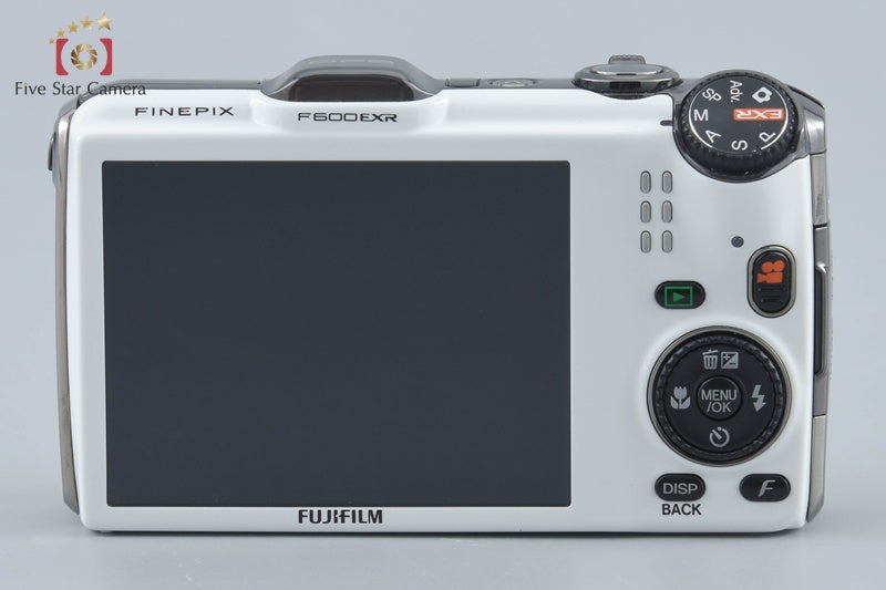 中古】FUJIFILM 富士フイルム FINEPIX F600EXR ホワイト コンパクト