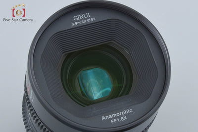 【中古】SIRUI シルイ 35mm T2.9 Anamorphic FF1.6x ソニーEマウント用 元箱付き