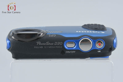 【中古】Canon キヤノン PowerShot D30 コンパクトデジタルカメラ